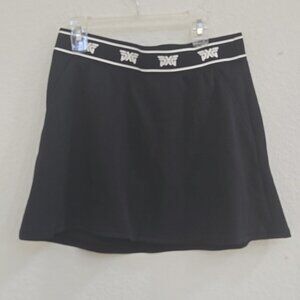 PXG Women's skirt logo on elastic waistband black size S